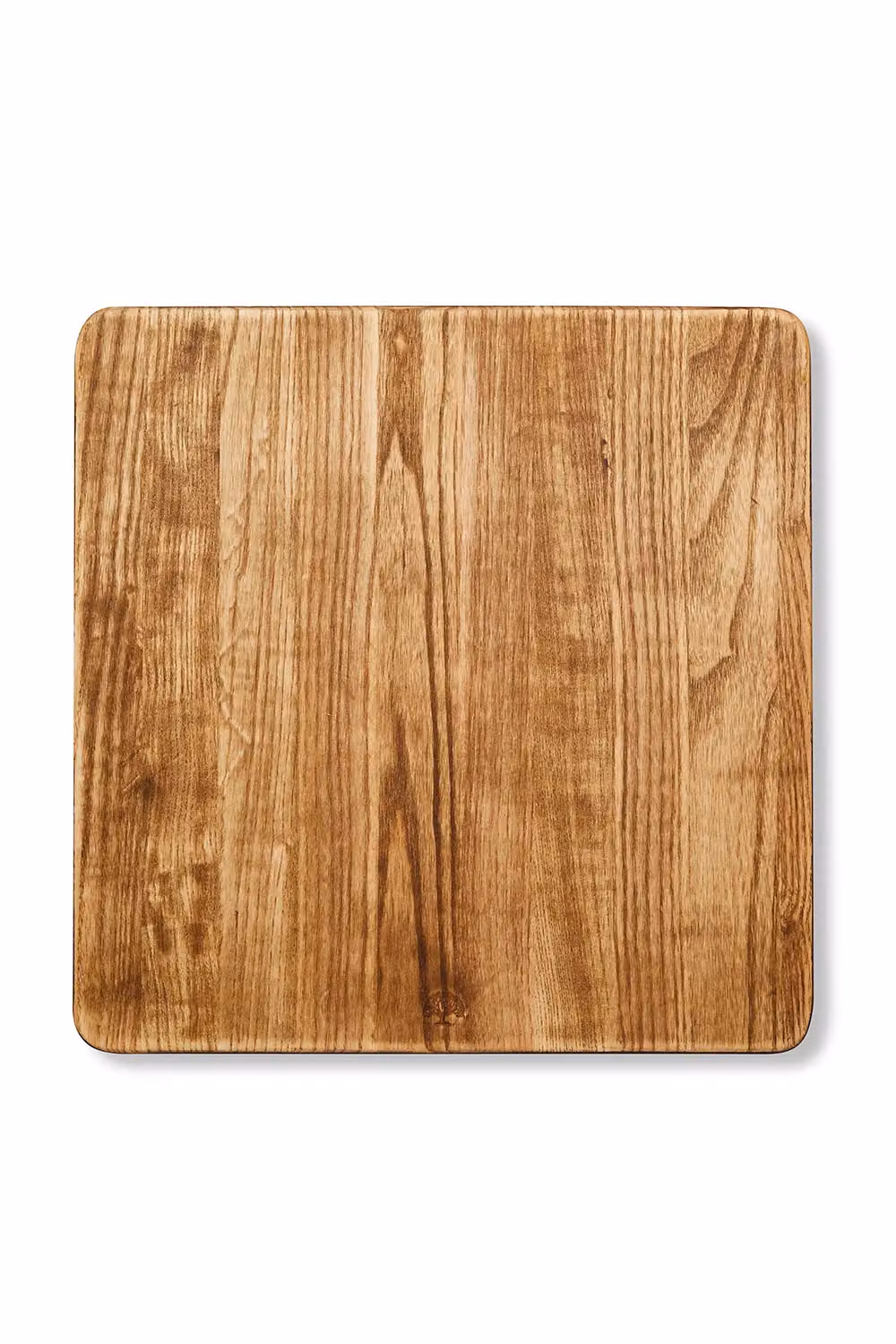 Barbary & Oak BO847025 Vintage Square Ash Wood Chopping Board, Brown, W: 35.0 cm x D: 35.0 cm x H: 1.8 cm – 2