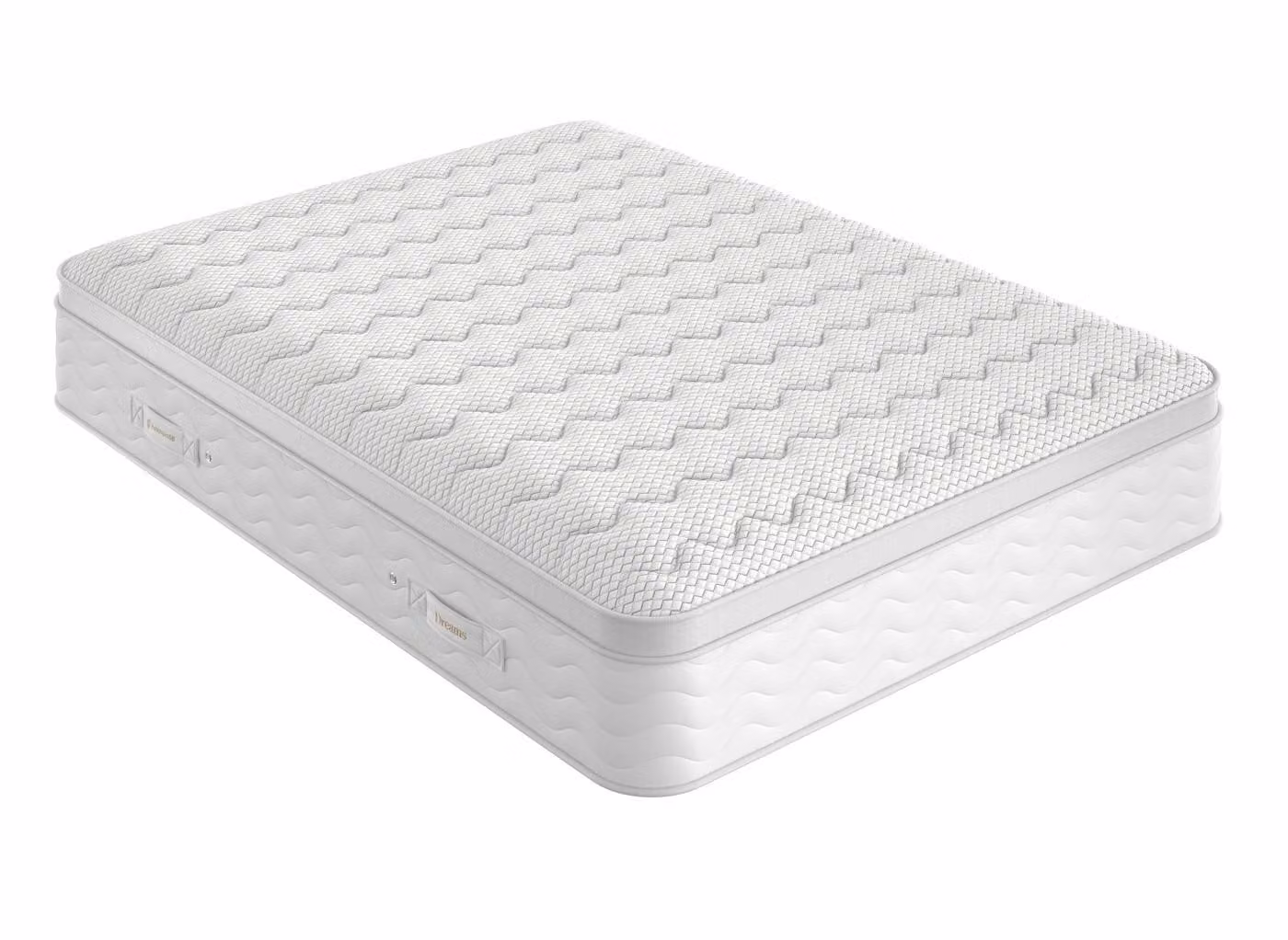 Dream Team Gold Helston Hybrid Pocket Spring Mattress in Gold and White