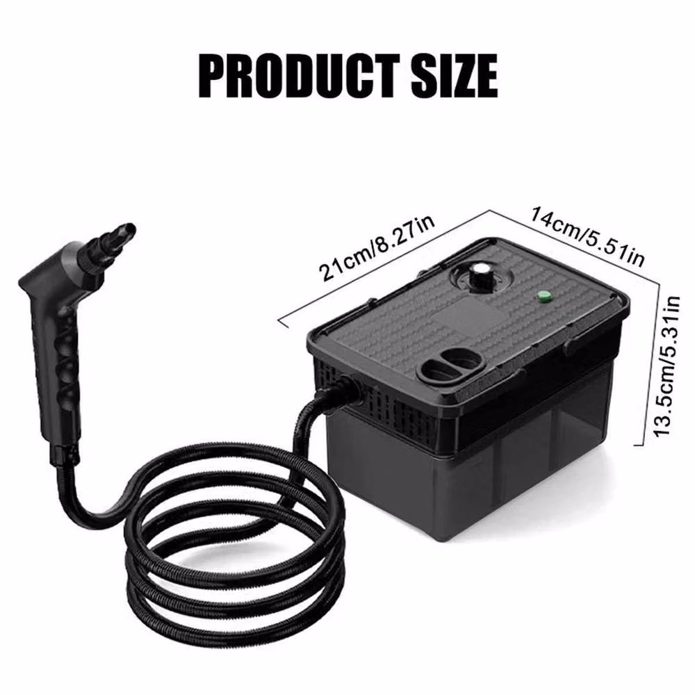 PAWNORA Handheld Steam Cleaner Machine in Black – 2