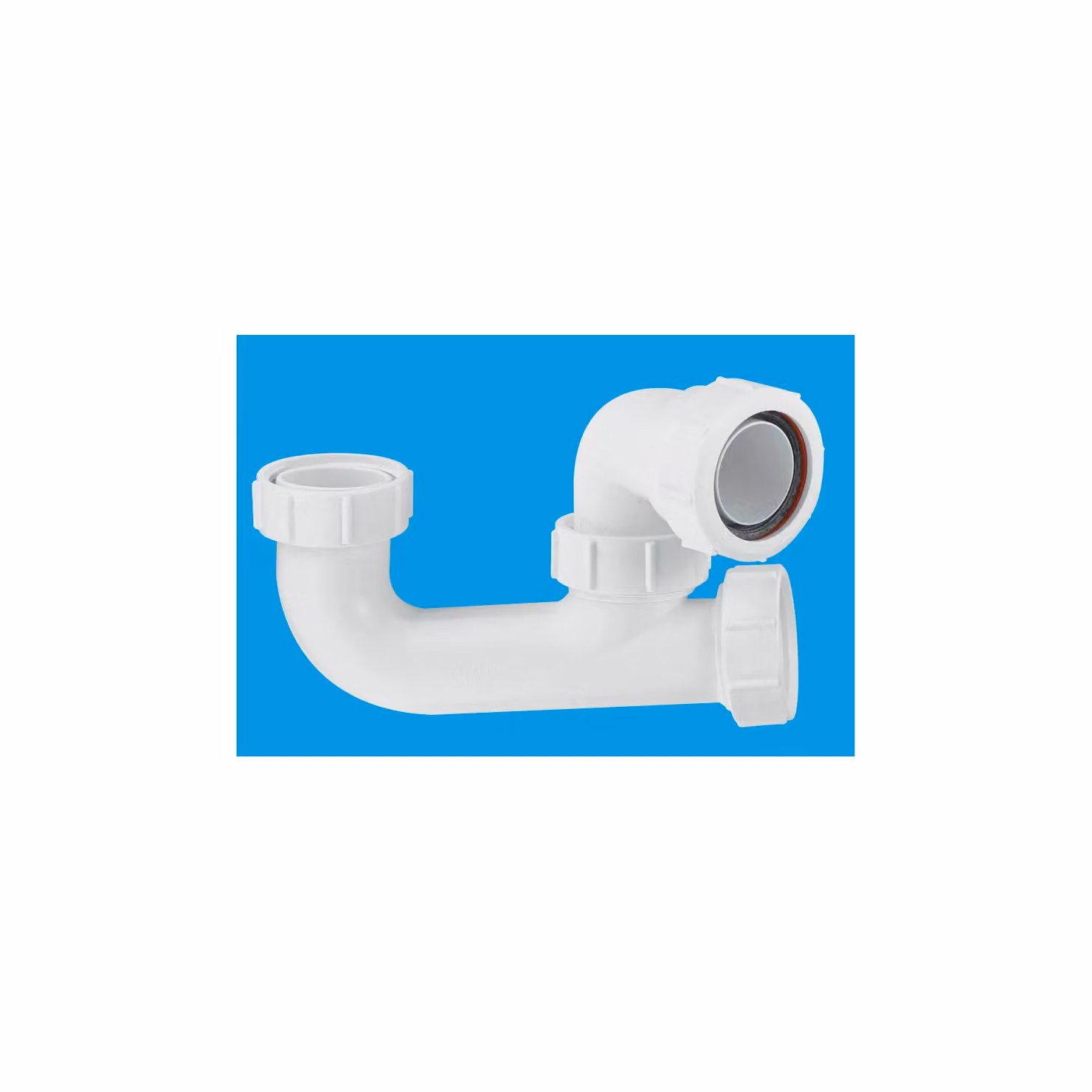 McAlpine SM10 50mm White Plastic Water Seal Bath Trap with 1.5 inch Multifit Outlet and Cleaning Eye – 2