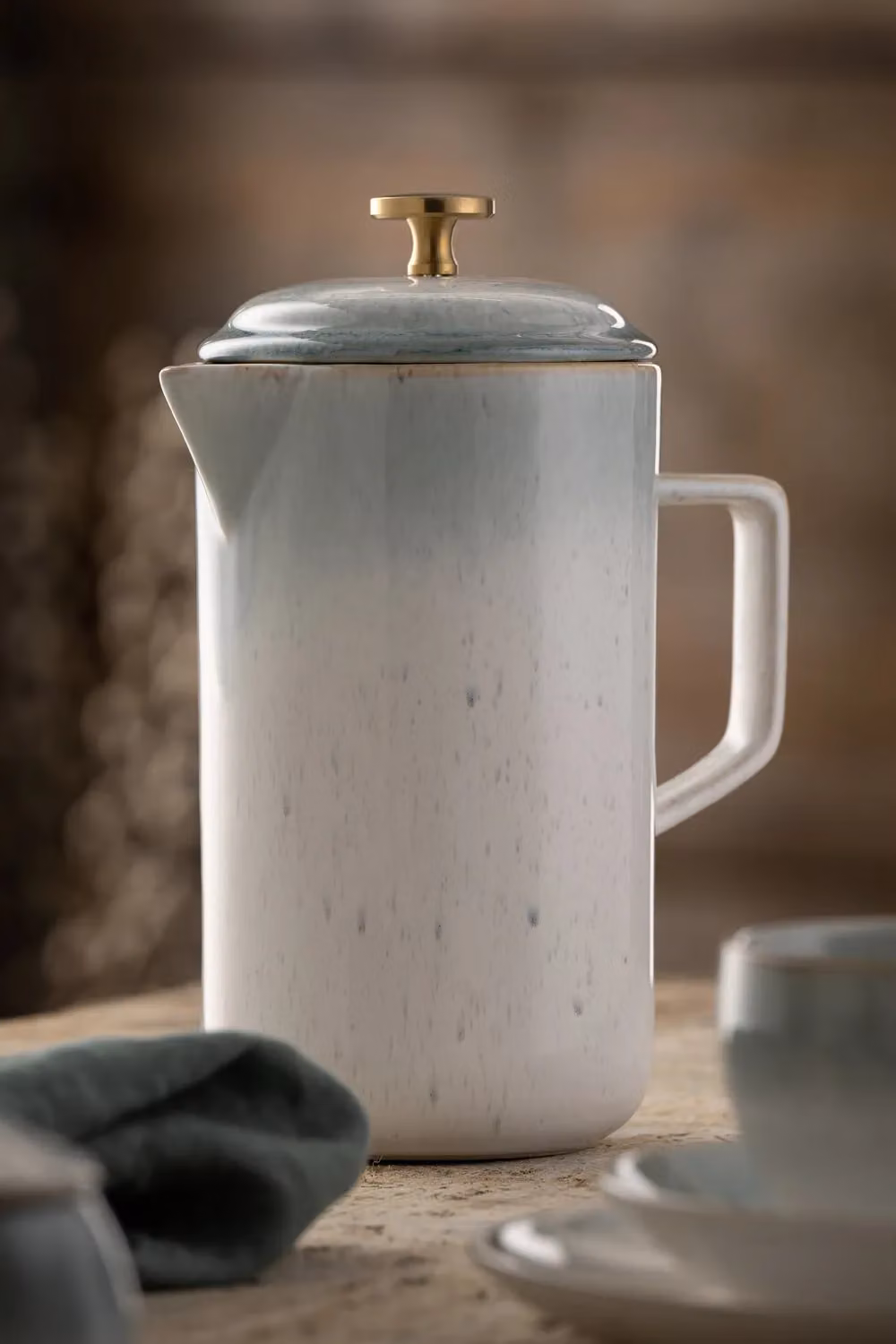 Belleek Living Tivoli Cafetiere in Blue, Grey, Multicolour or White – 2
