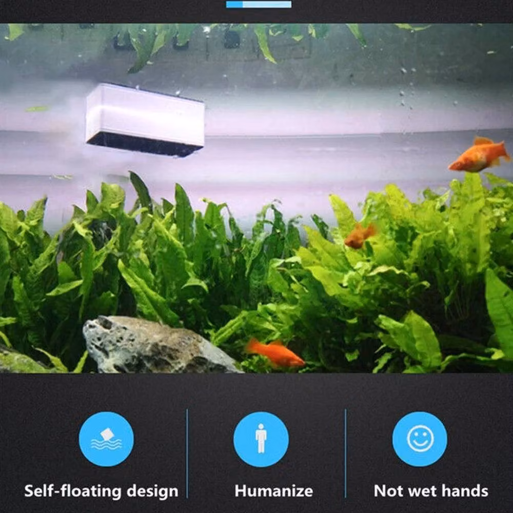 EONLION Magnetic Fish Tank Brush in White – 4