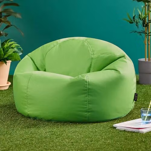 Bean Bag Bazaar icon Kingston Classic Indoor Outdoor Bean Bag Chair in Green – 2