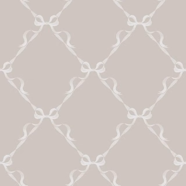 Holden Décor Tied With A Bow Wallpaper in Light Grey