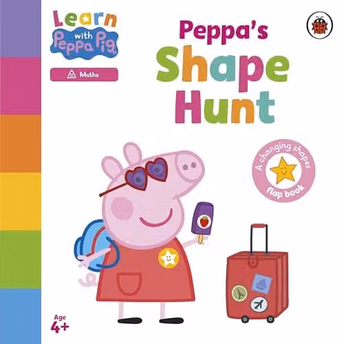 Ladybird Learn with Peppa: Peppa's Shape Hunt Multicolour Paper Book – 1
