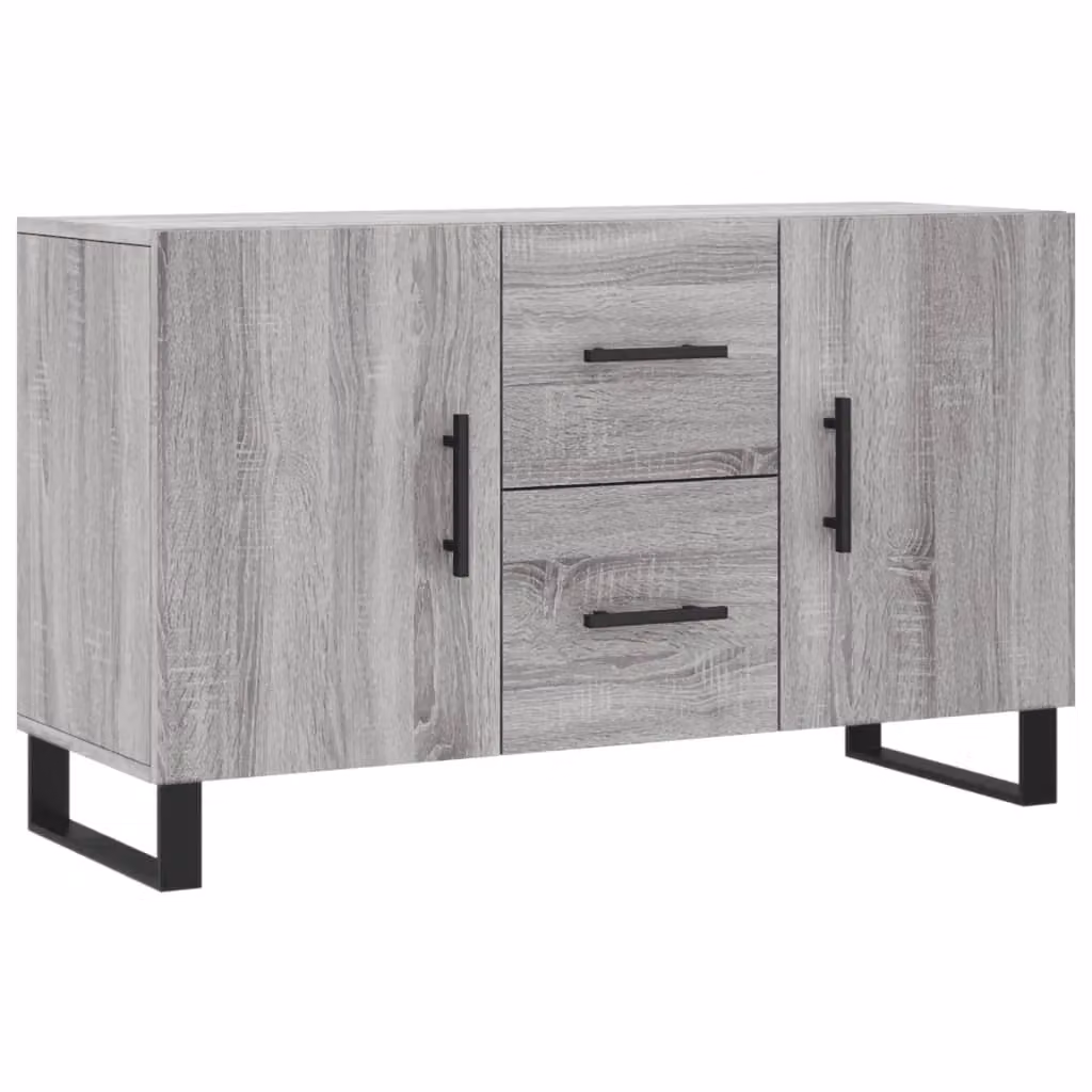 Berkfield Home Grey Sonoma Sideboard in Engineered Wood W/D/H: 100 x 36 x 60 cm – 2