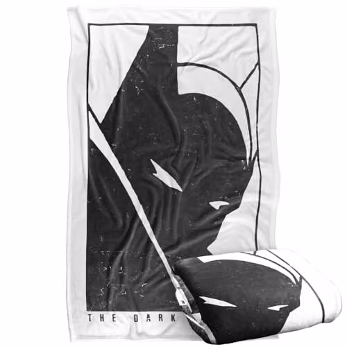 Warner Bros. Batman An Icon Super Soft Silky Touch Fleece Throw Blanket, Multicolour, W: 91.44 cm x L: 147 cm – 1