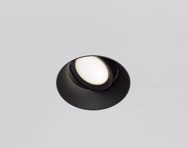 Netlighting Dot Round Trimless Recessed Downlight in Black with 1xGU10 Socket
