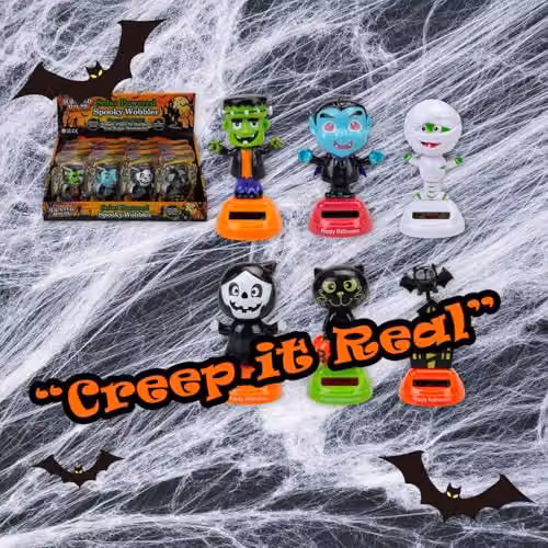 VFM e-Store Halloween Solar Wobbler Decoration Multicolour – 5