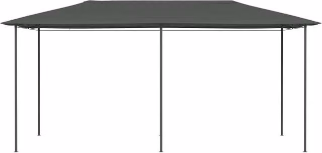Berkfield Home Anthracite Hip Roof Gazebo, W: 300 cm, D: 300 cm, H: 260 cm