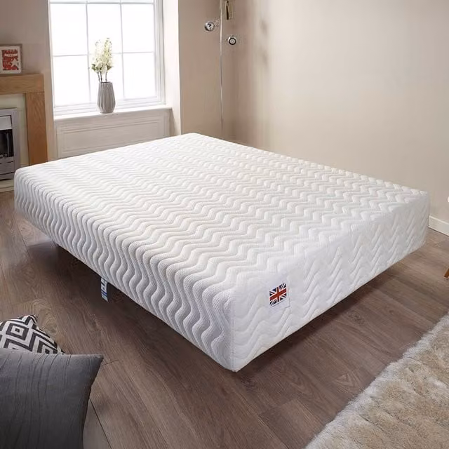 Aspire Pure Relief White Memory Foam Mattress, W: 200 cm x D: 200 cm – 1