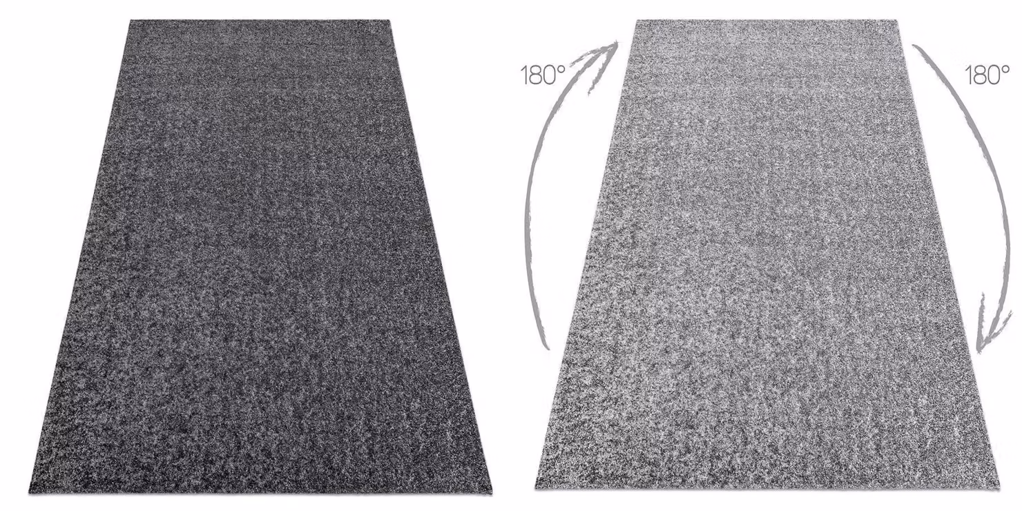 RugsX Modern Washable Rectangular Rug in Grey, W: 160 cm, D: 230 cm – 2