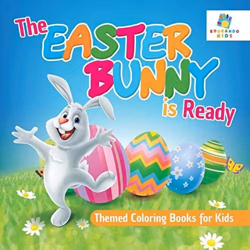 Educando Kids The Easter Bunny Is Ready Themed Multicolour Colouring Book for Children