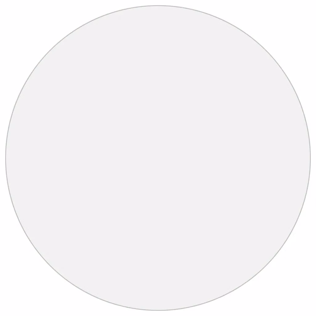 Berkfield Home Matt PVC Table Protector, Multicolour, Diameter: 70 cm, Thickness: 2 mm – 2