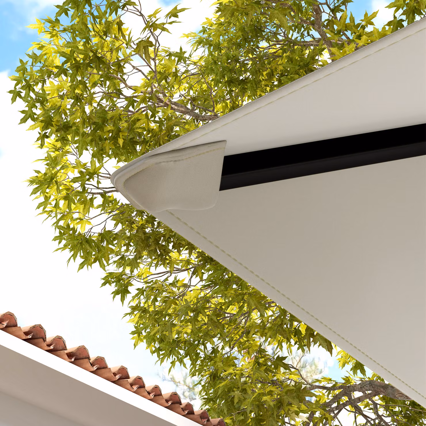 Outsunny Grey Polyester Gazebo Canopy Replacement for 01-0867, W x D: 300 x 300 cm, UPF 50+ – 6