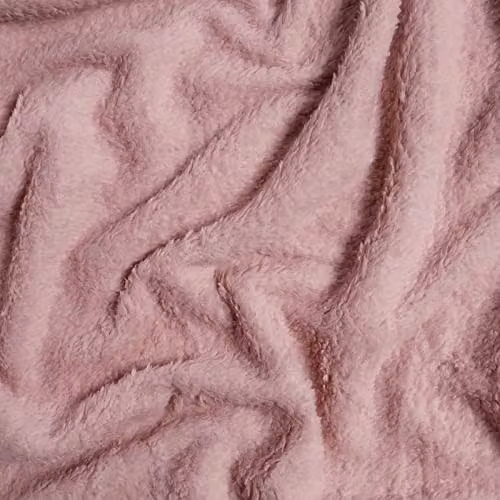 Brentfords Teddy Fleece Throw, Pink, W/D/H: 200 x 240 cm – 2