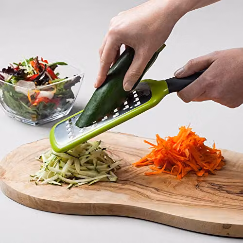 Zeal Stainless Steel Fine Grater with Non-Slip Base, Green – 3