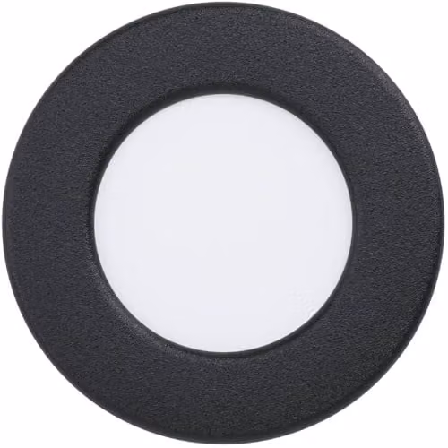 Loops Modern Black LED Semi-Flush Ceiling Light for Hallways and Living Rooms – 1