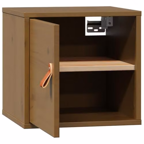 vidaXL Wall Cabinet in Honey Brown Solid Pine Wood W/D/H: 31.5 x 30 x 30 cm – 5