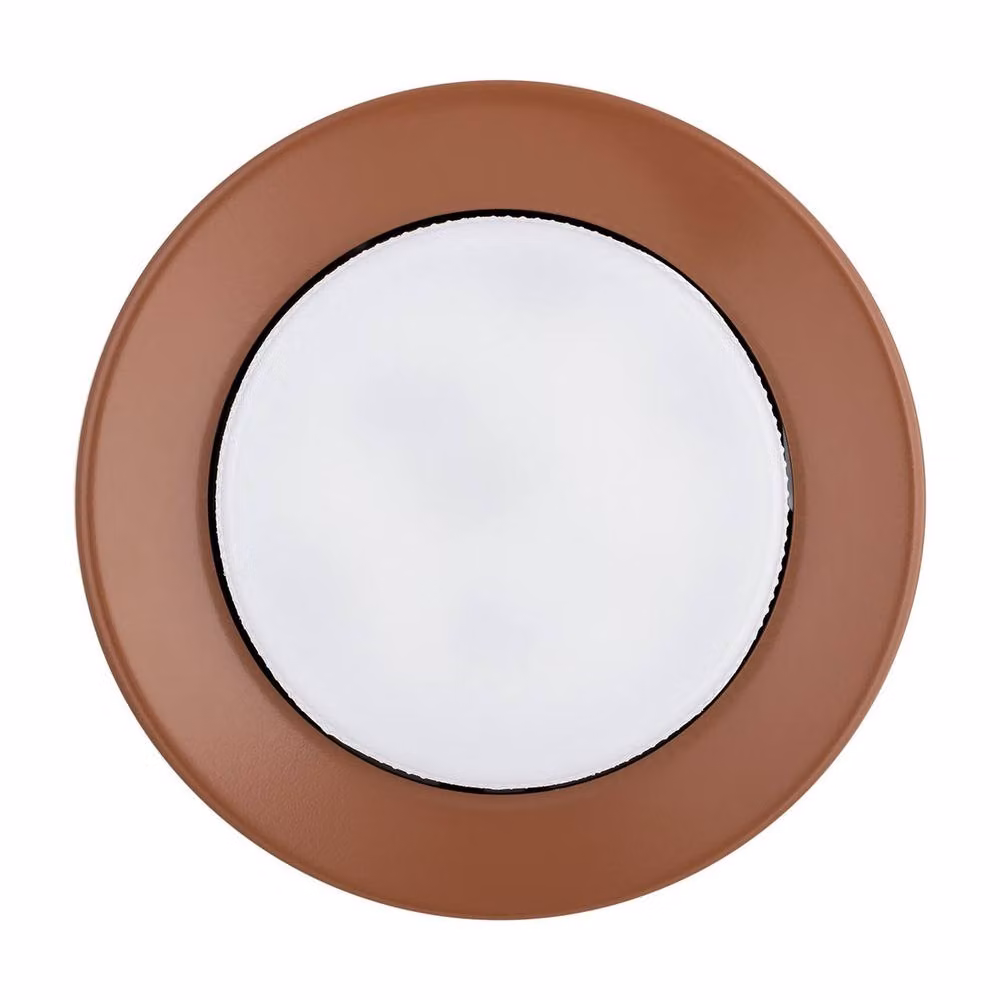 Netlighting Elora Surface Mounted Round LED Downlight in Terracotta with GX53 Bulb Included – 3