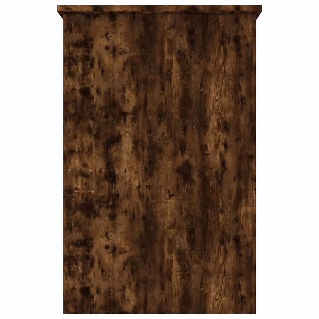 Berkfield Home Computer Desk in Smoked Oak Brown, W/D/H: 100 x 50 x 76 cm – 4