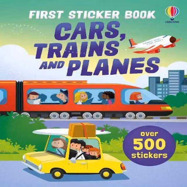 Sam Smith First Sticker Book Cars, Trains & Planes Multicolour Paperback