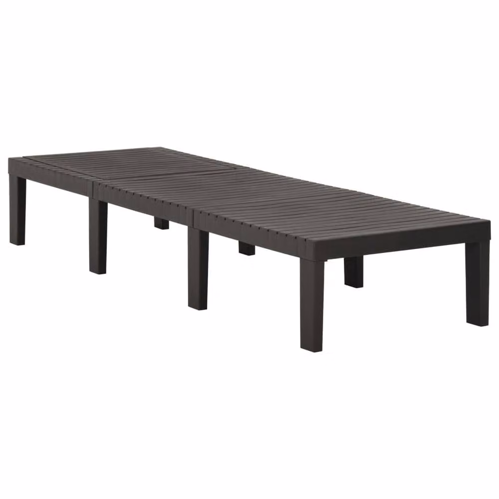 Berkfield Home Sun Lounger in Anthracite and Black with Adjustable Headrest – 2