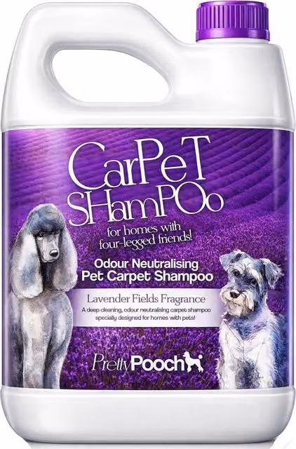 Pretty Pooch Dog Carpet Shampoo Cleaner Solution for Machines or Manual Use, Purple