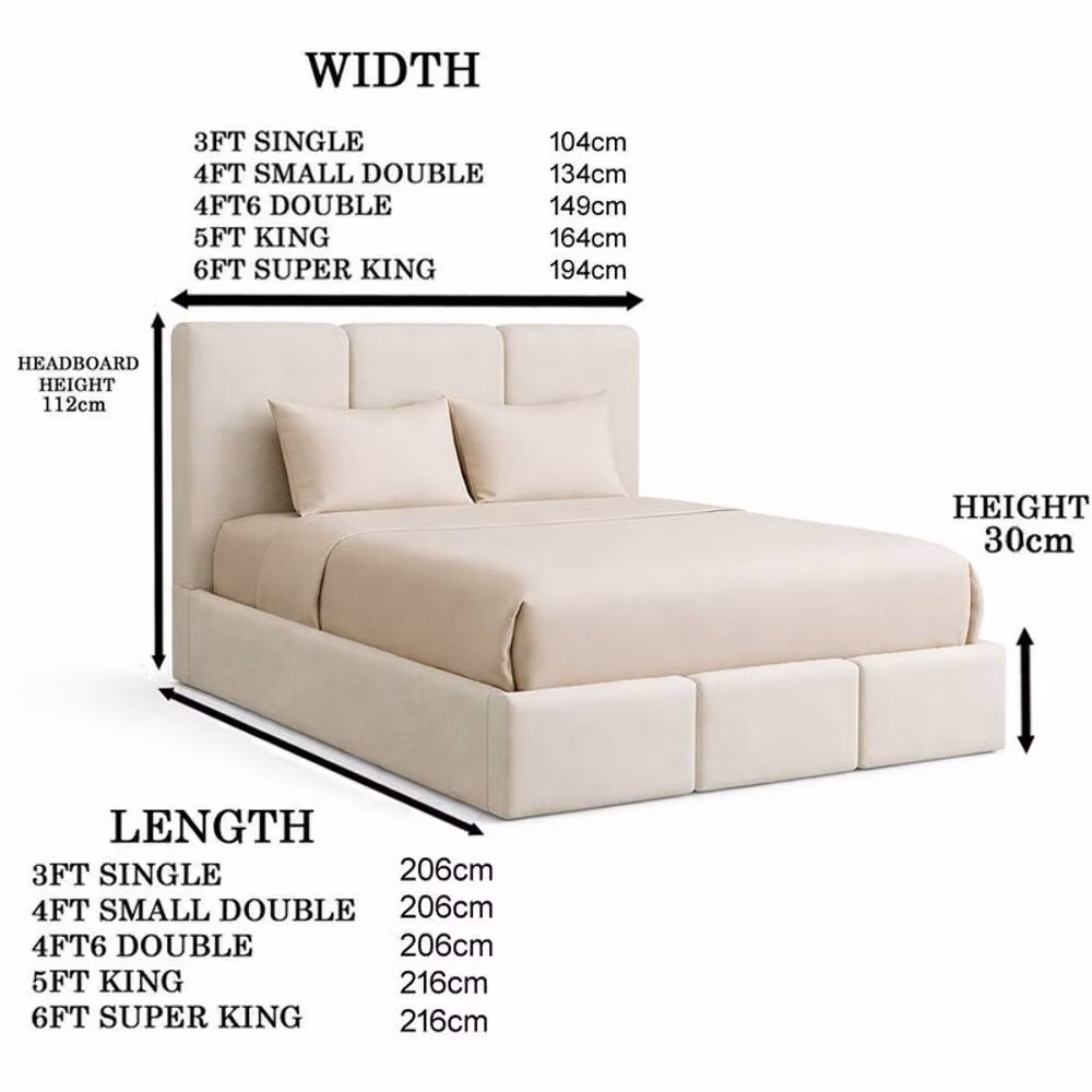Desire Deco Dartford Upholstered Plush Velvet Bed Frame, Pink – 2