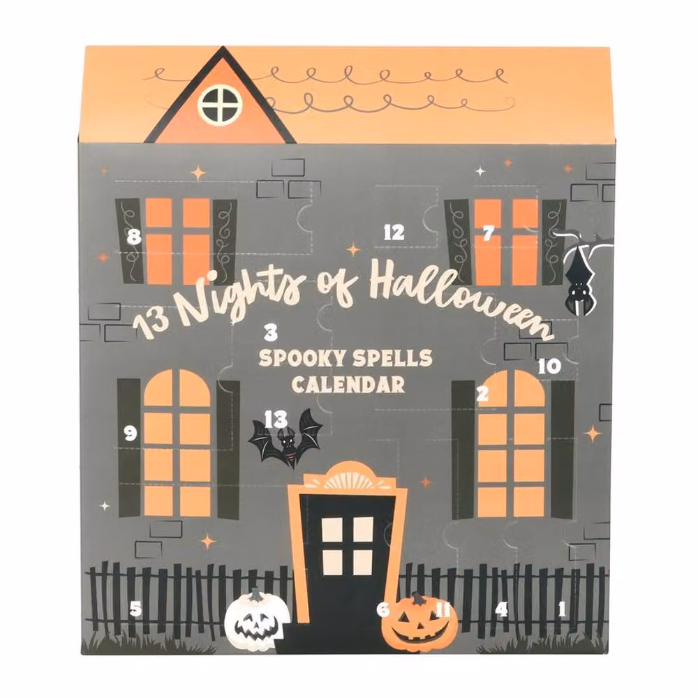 Uniqueful 13 Nights Of Halloween Advent Calendar for Adults, 13 Pack in Black, White, Orange and Purple – 3