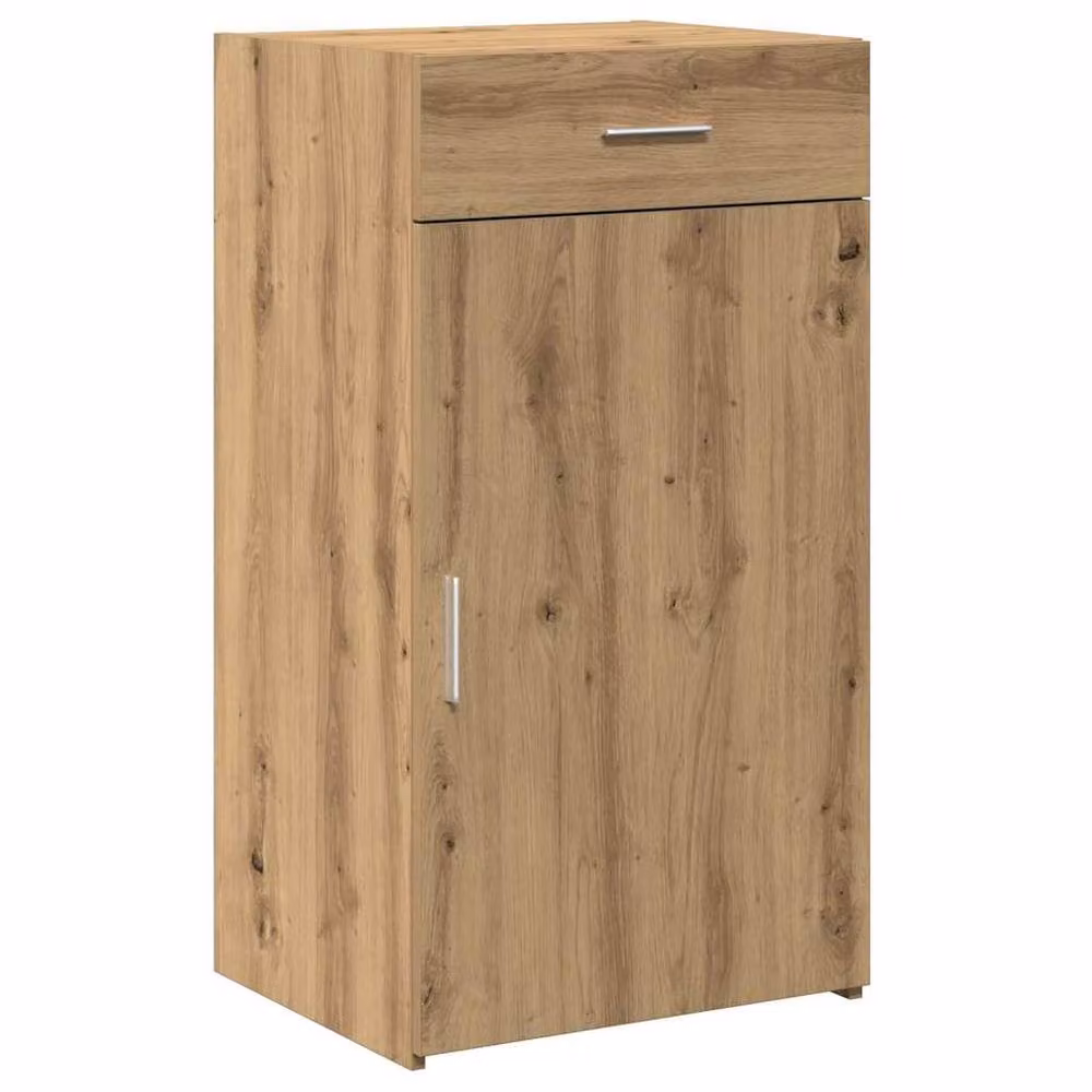 Berkfield Home Artisan Oak Sideboard in Brown, W/D/H: 93 x 42 x 30 cm – 3