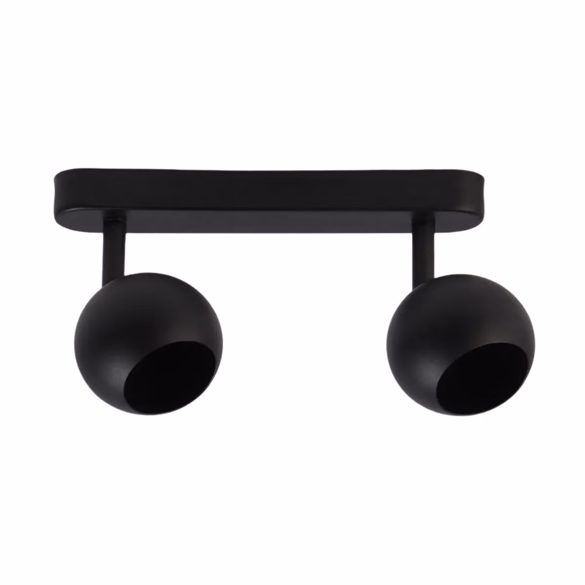 CGC Lighting Nieve Matt Black Double Head GU10 Adjustable Surface Mounted Ceiling Spot Light – 4