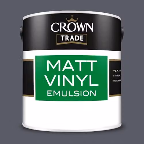 Crown Trade Aftershow Matt Vinyl Dispersion Paint, Multicolour, 2.5 l – 2