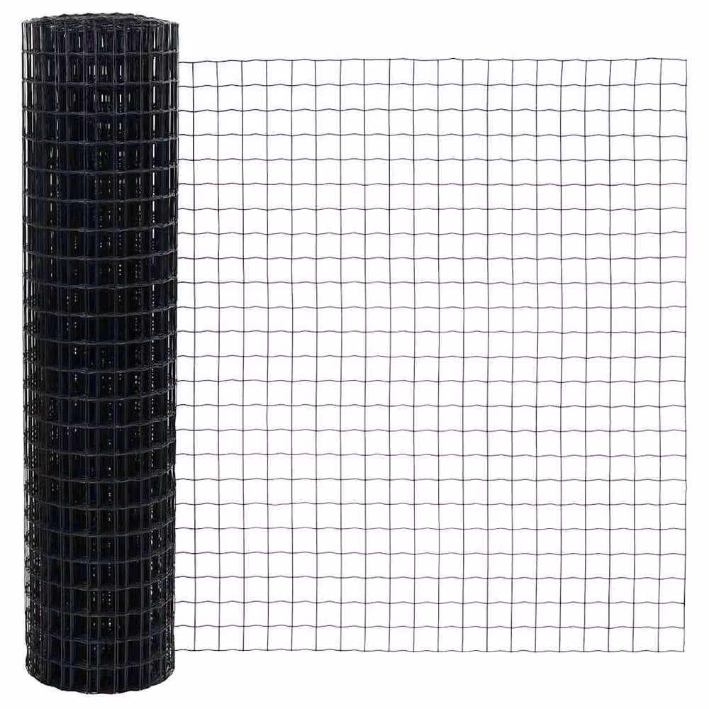 Berkfield Home Modern Euro Fence in Grey Galvanised Steel with 13 Spike Posts, W: 25 m, H: 1.2 m – 5