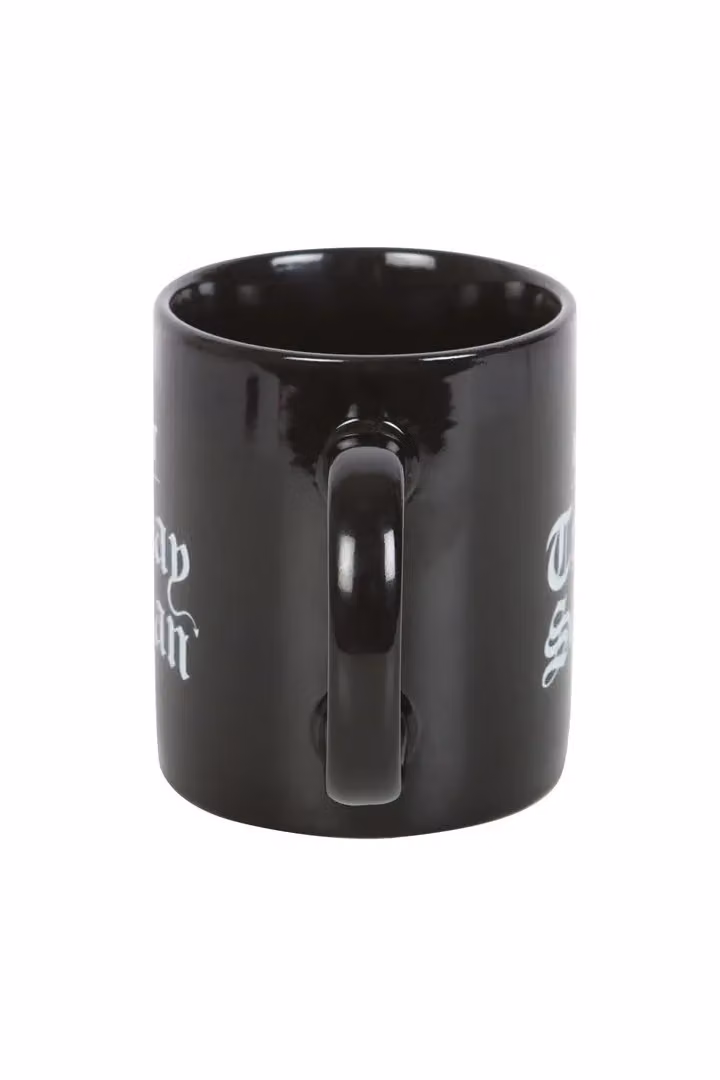 KDMD Not Today Satan Ceramic Mug in Black, 300 ml – 2