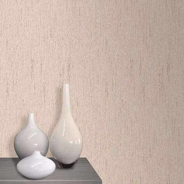Debona Abstract Plain Matt Wallpaper in Brown, Grey, Silver and Beige