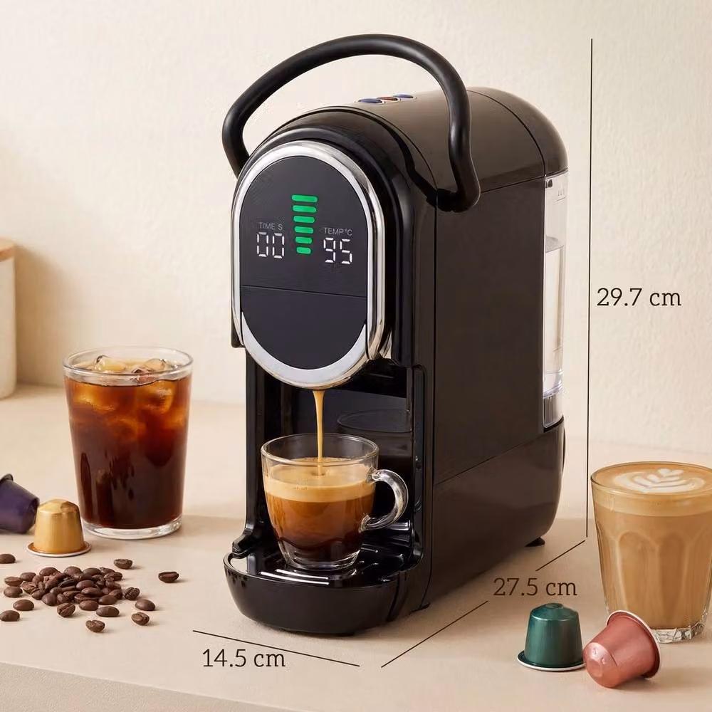 KORVIXA Pod Coffee Machine, Black – 2
