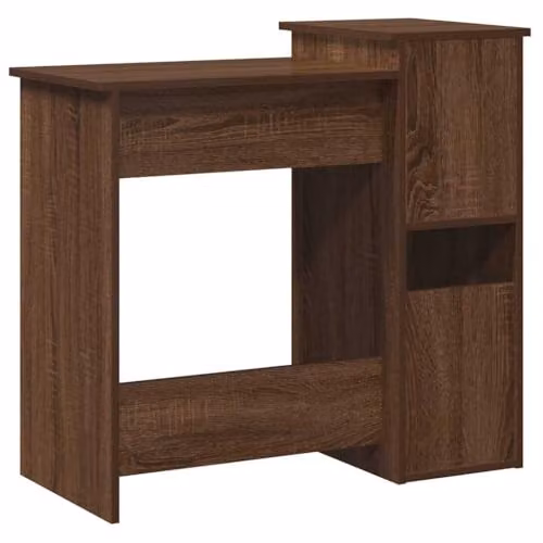 vidaXL Modern Computer Desk in Brown, W/D/H: 84 x 40 x 78 cm – 5