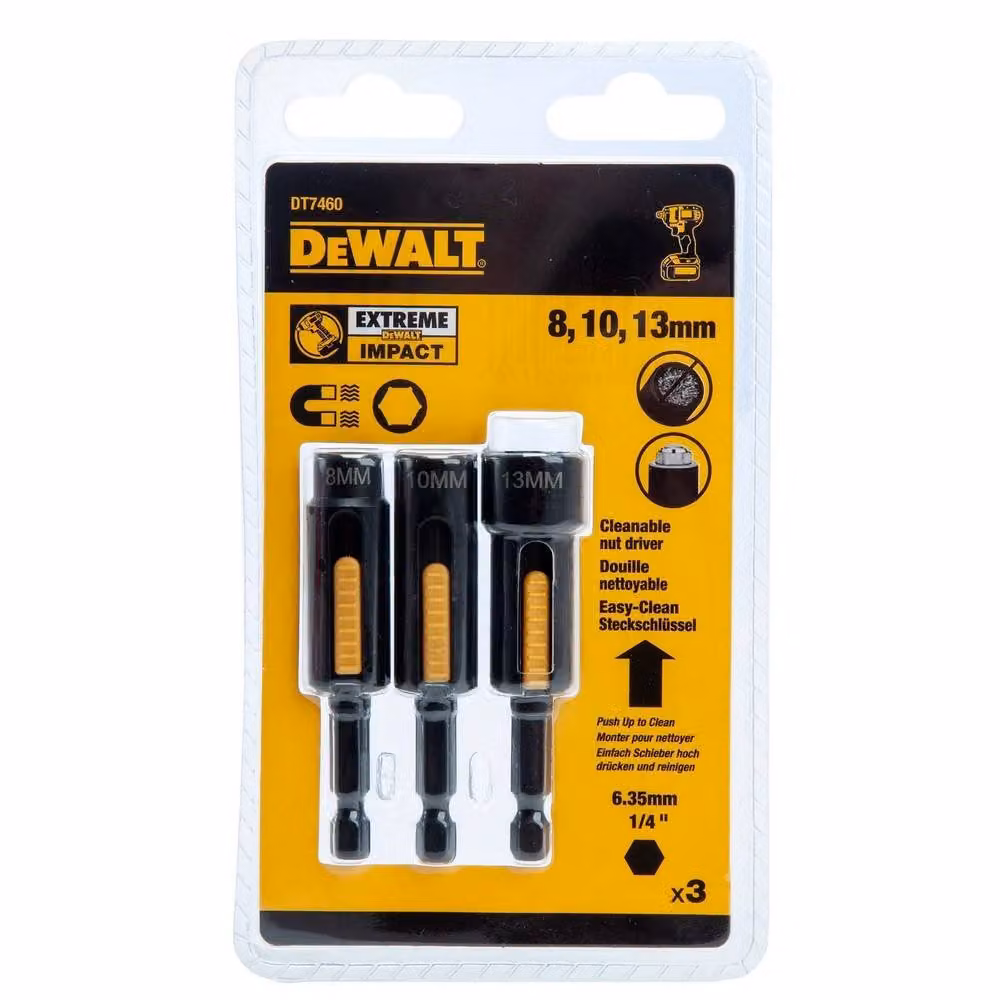DeWalt Black Magnetic Hex Screwdriver Bit Set – 2