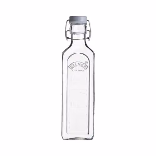Kilner Clip Top Glass Bottle, Transparent, 0.6 l