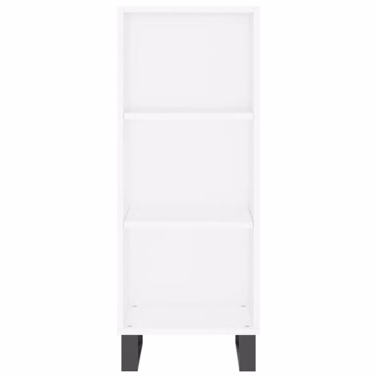 Berkfield Home White Classic Sideboard, W/D/H: 34.5 x 32.5 x 90 cm