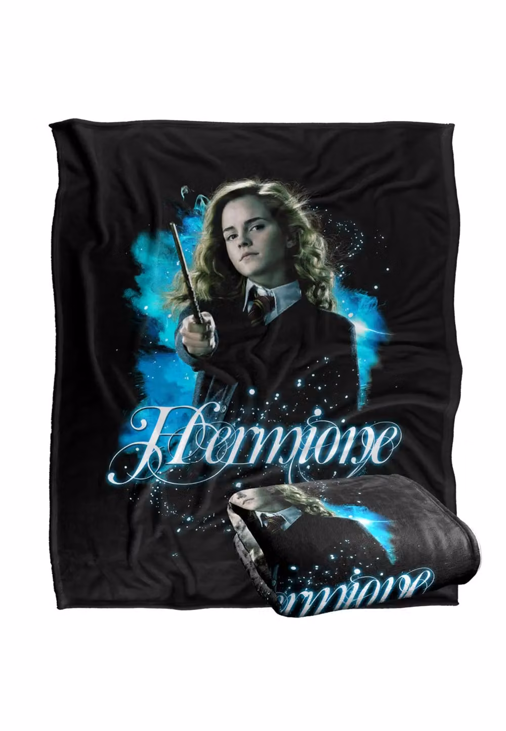 Warner Brothers Harry Potter Hermione Ready Soft Fleece Blanket, White, W/D/H: 152 x 127 x 1 cm – 7