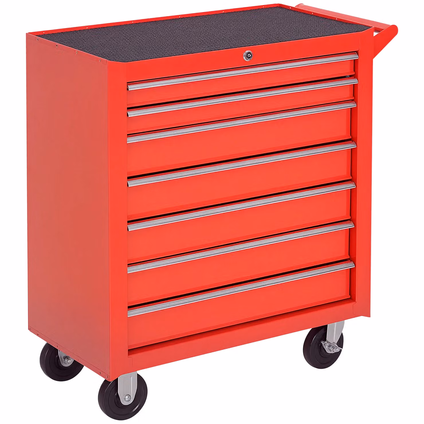 DURHAND Red Metal Roller Tool Cabinet with 7 Drawers for Garage and Workshop Storage – 3