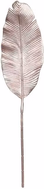 KDMD Pink Metallic Leaf 2 Pack Stem