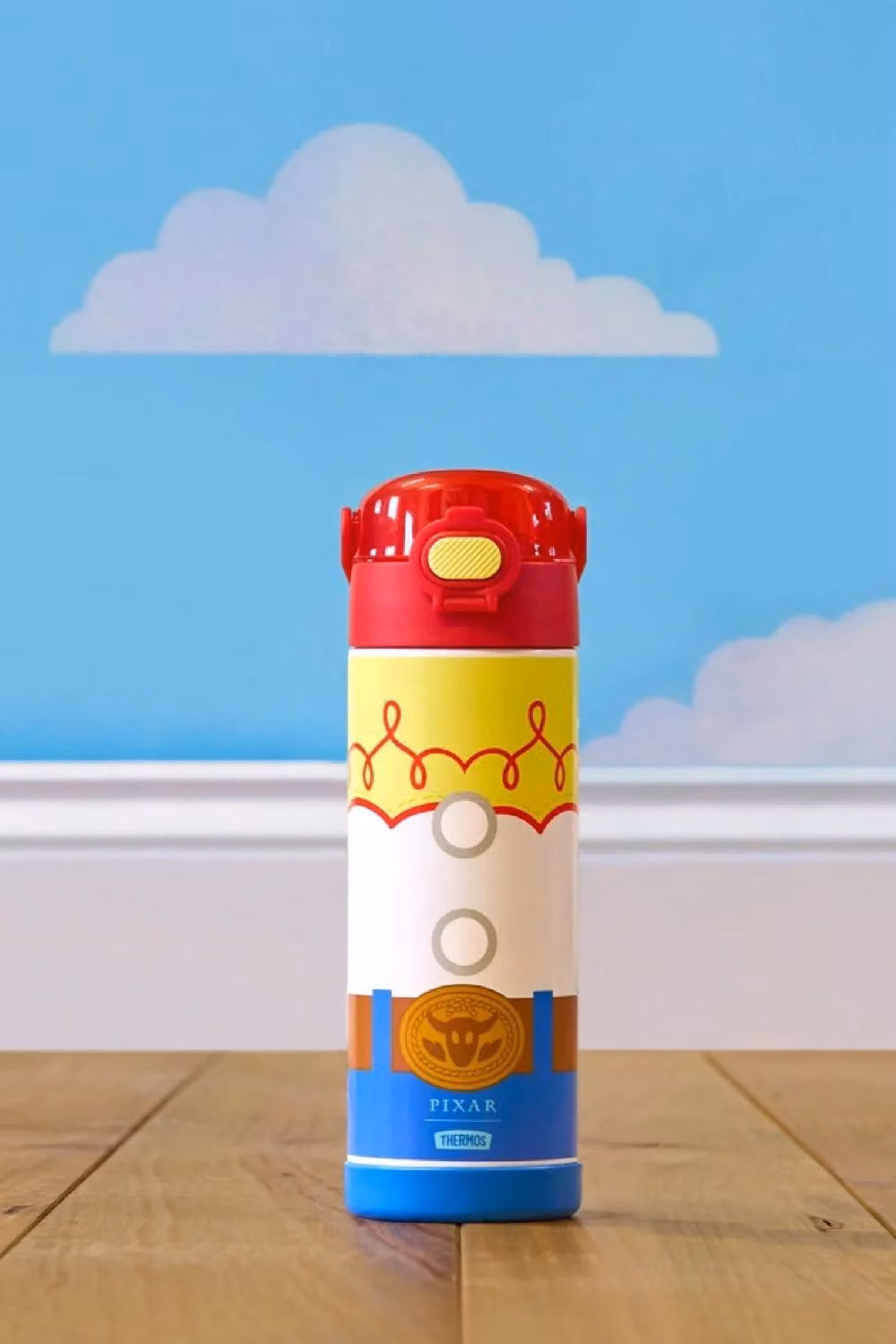 Thermos Disney Toy Story Jessie Multicolour Stainless Steel Vacuum Insulated Kids Bottle with Carry Handle, 470ml – 2