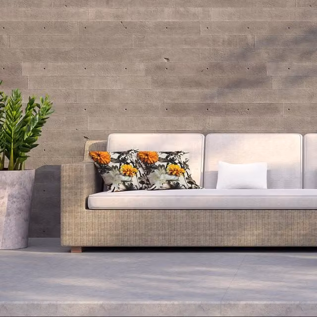 Benjamin Tate Design LTD Vintage White Peonies and Gold Orange Asters Outdoor Square Cushion, W: 60 cm, H: 60 cm, D: 1 cm, Orange/White/Gold
