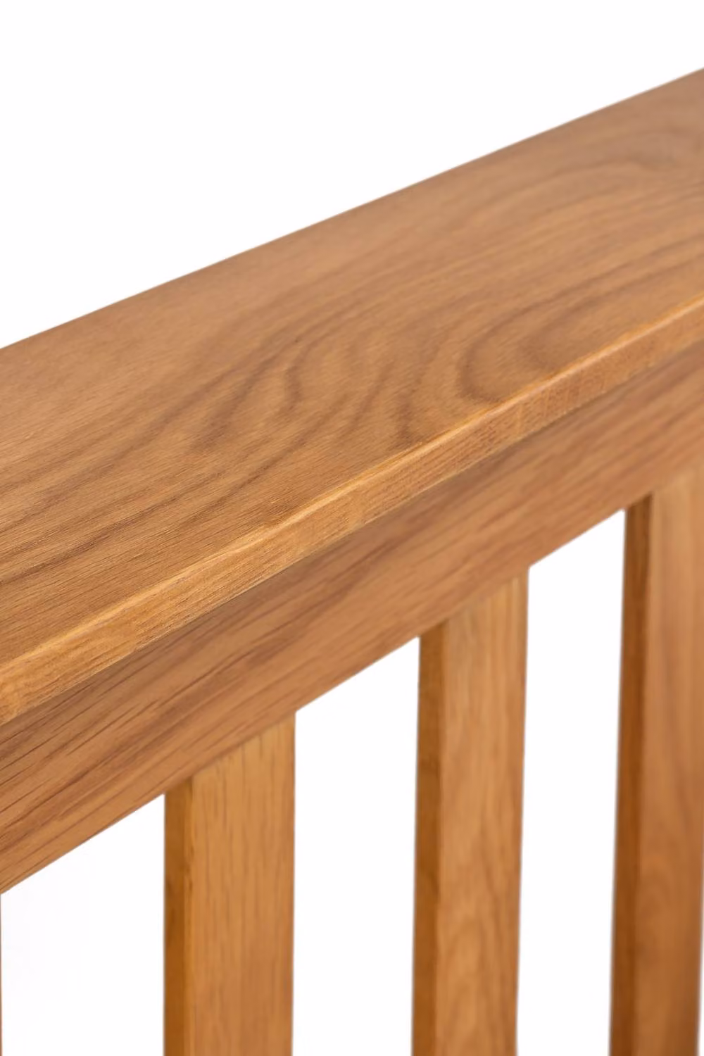 Julian Bowen Amsterdam Solid Oak High Footend Bed Frame, Brown, W: 148 cm, D: 210 cm, H: 110 cm – 6