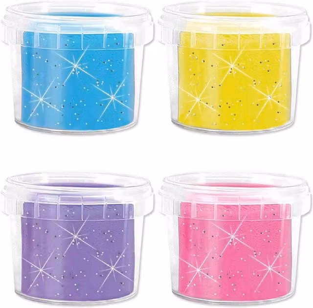 Feel Good Dough Sparkle Green Modeling Clay 4 x 90g