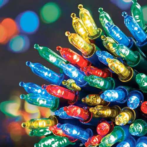 The Christmas Workshop 200 LED Multicoloured Static Fairy Lights, 22.9m Length, for Indoor and Outdoor Use – 8