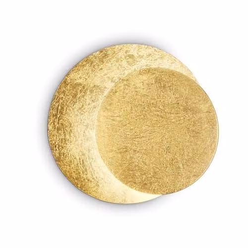 Netlighting Tick Integrated LED Indoor Wall Lamp in Gold/Brass with 3000K Warm White Light – 1